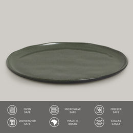 Greenery Buffer Dinner Plates, Set of 6