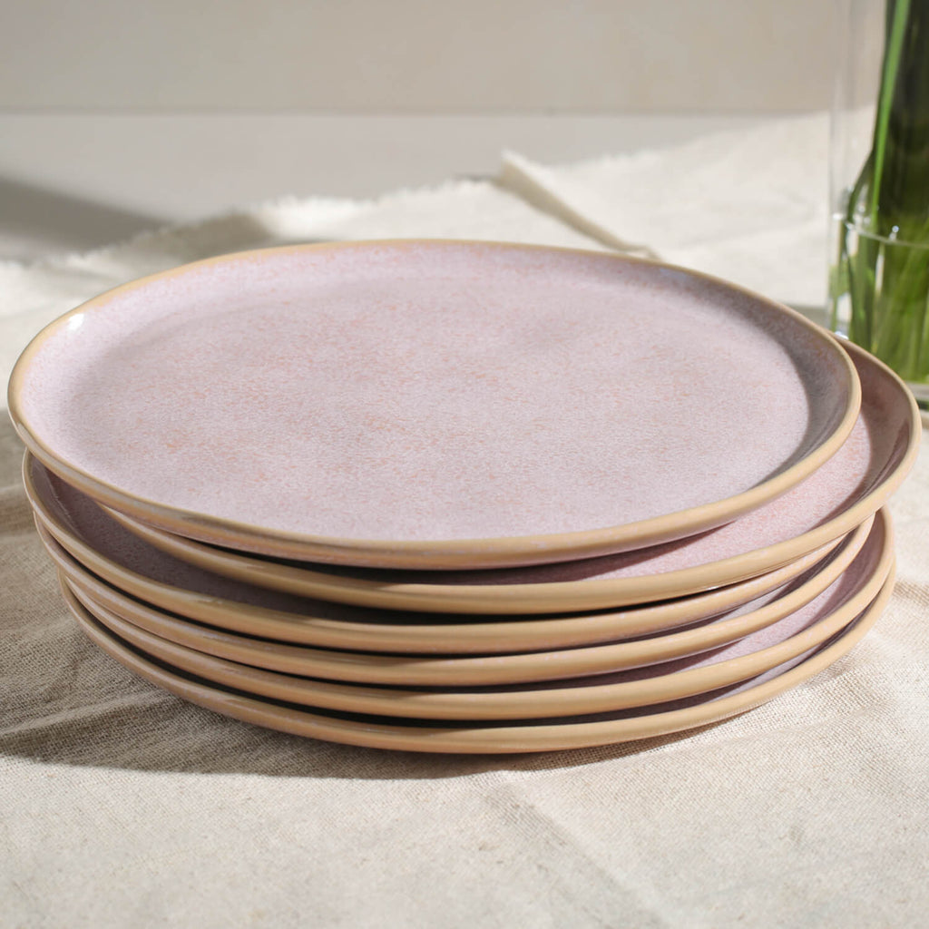 Litchi Buffer Dinner Plates, Set of 6