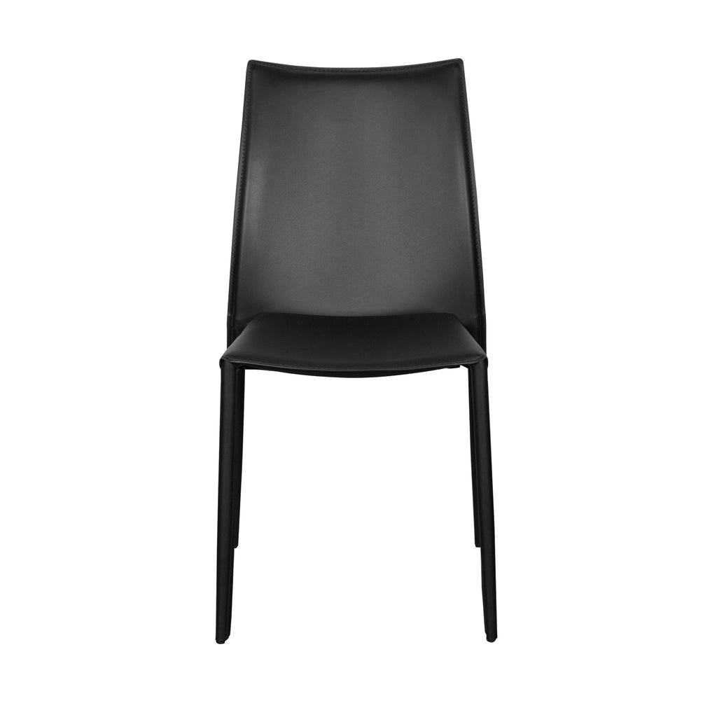 Dalia Pro Stacking Side Chair - Black,Set of 4