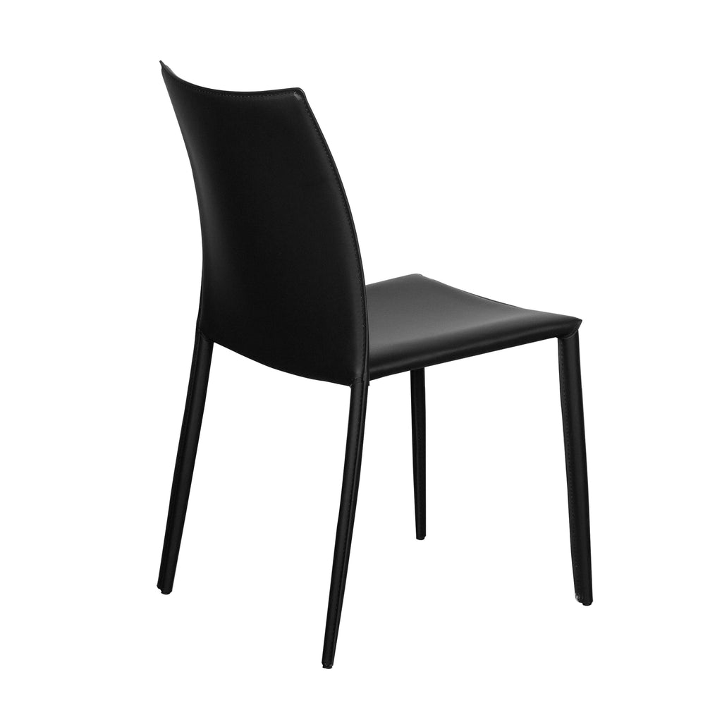 Dalia Pro Stacking Side Chair - Black,Set of 4