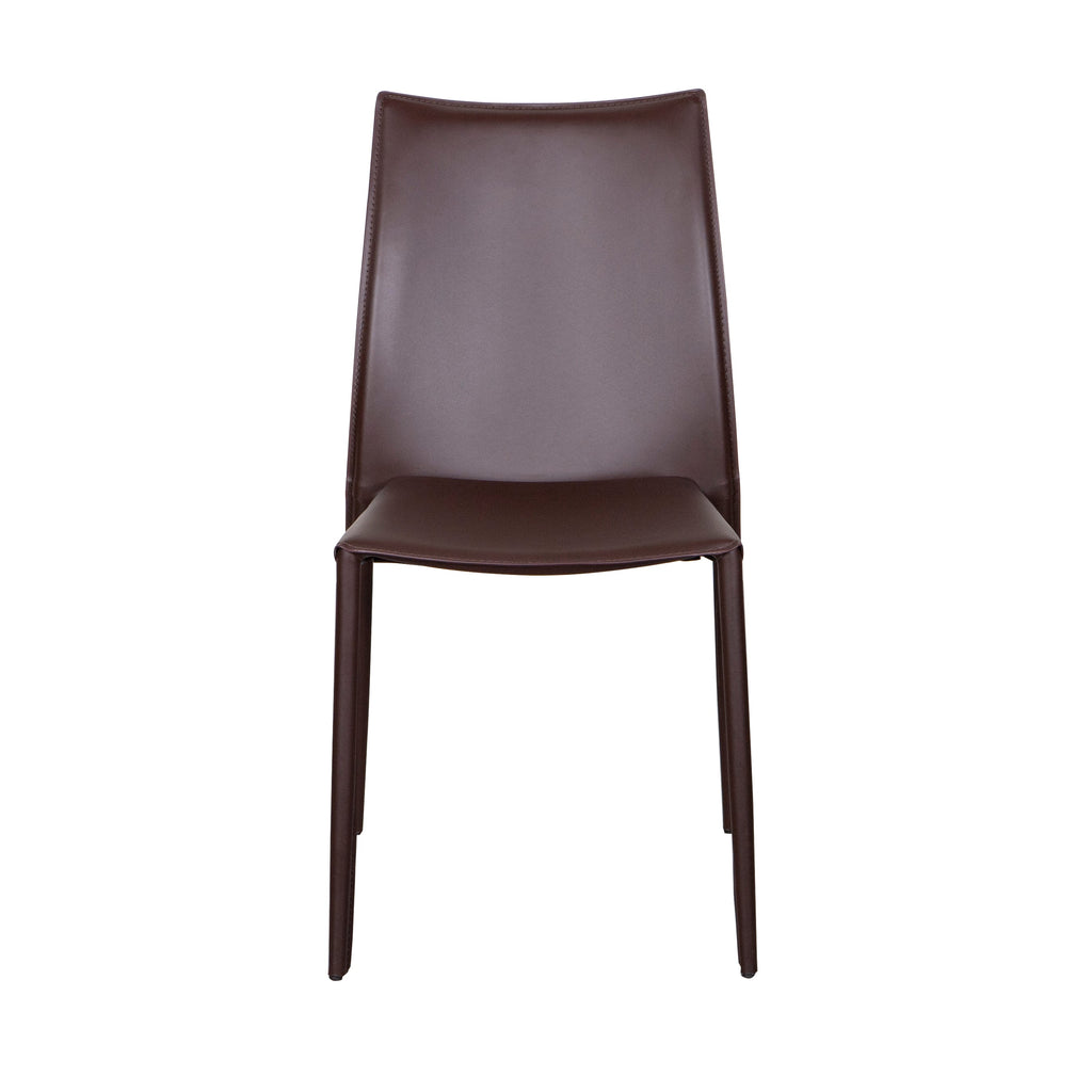 Dalia Pro Stacking Side Chair - Brown,Set of 4