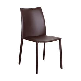 Dalia Pro Stacking Side Chair - Brown,Set of 4