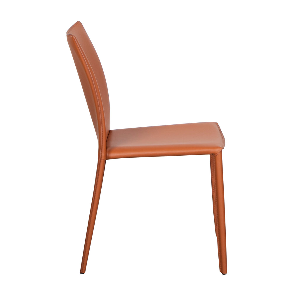 Dalia Pro Stacking Side Chair - Cognac,Set of 4