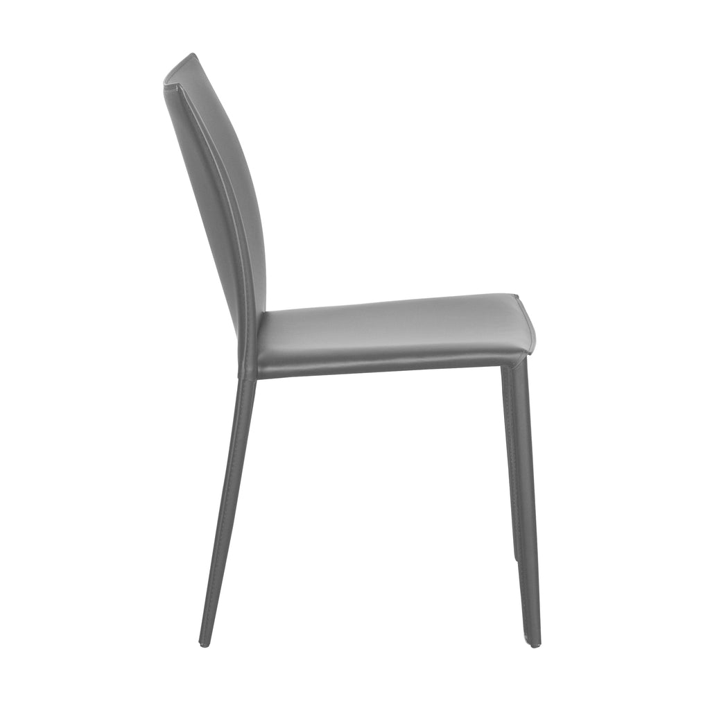 Dalia Pro Stacking Side Chair - Grey,Set of 4