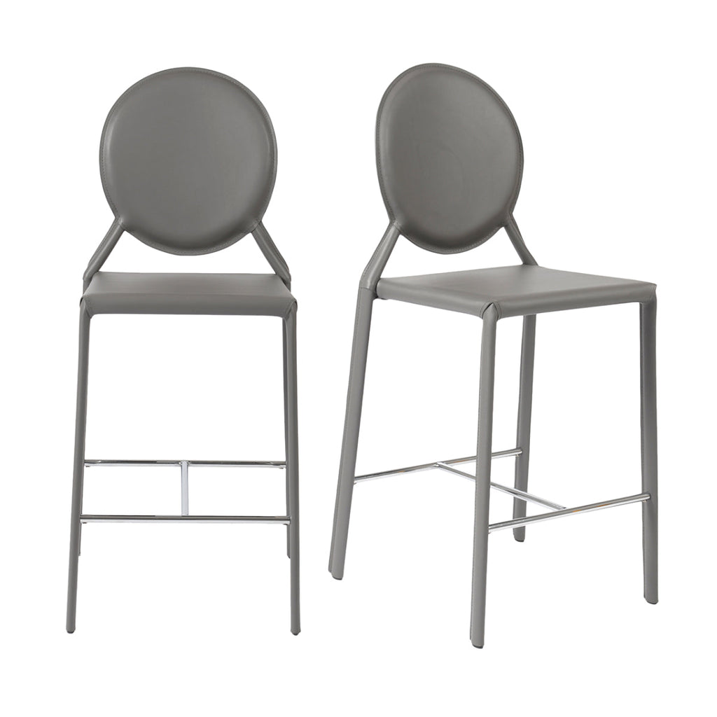 Isabella Counter Stool - Grey,Set of 2