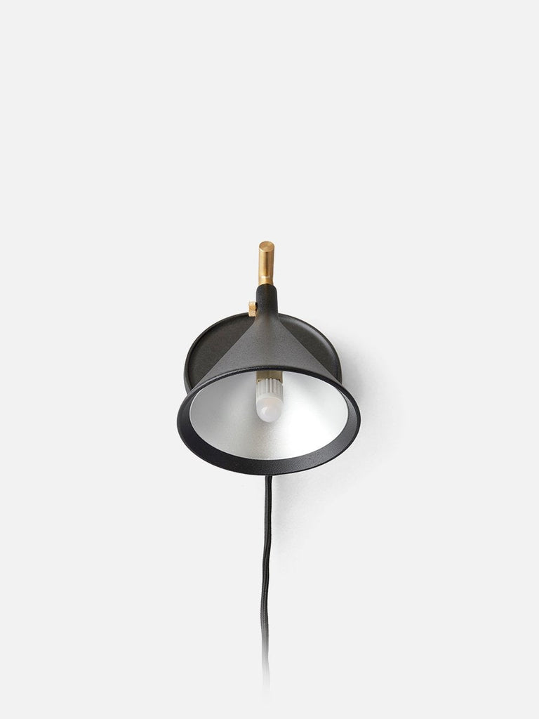 Cast Sconce Wall Lamp, Black