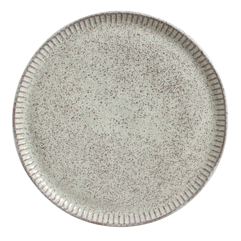 Pistache Linhas Dinner Plates, Set of 6