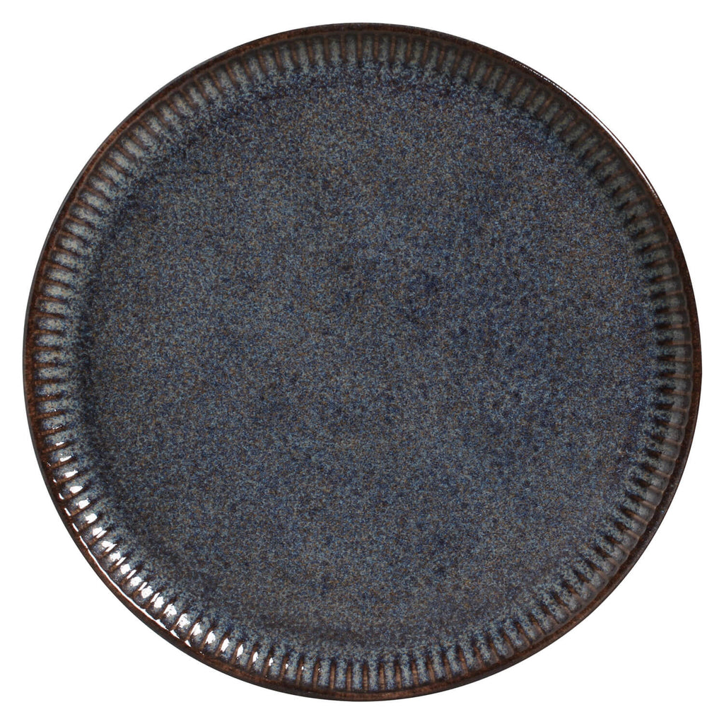 Titanium Linhas Dinner Plates, Set of 6