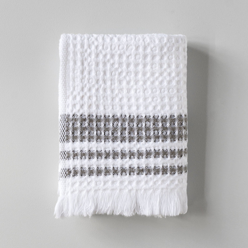 Organic Belgian Waffle Hand Towel Set of 2