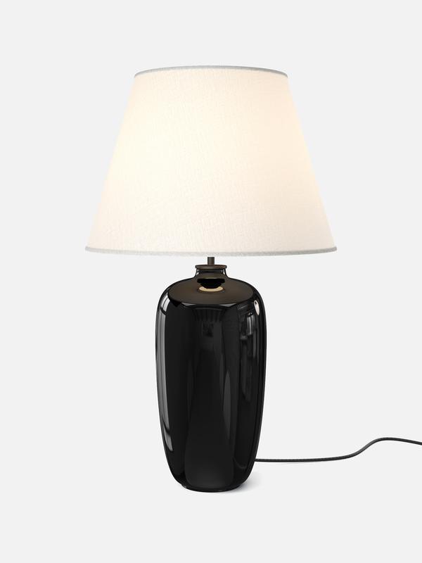 Torso Table Lamp, Black, 23 in