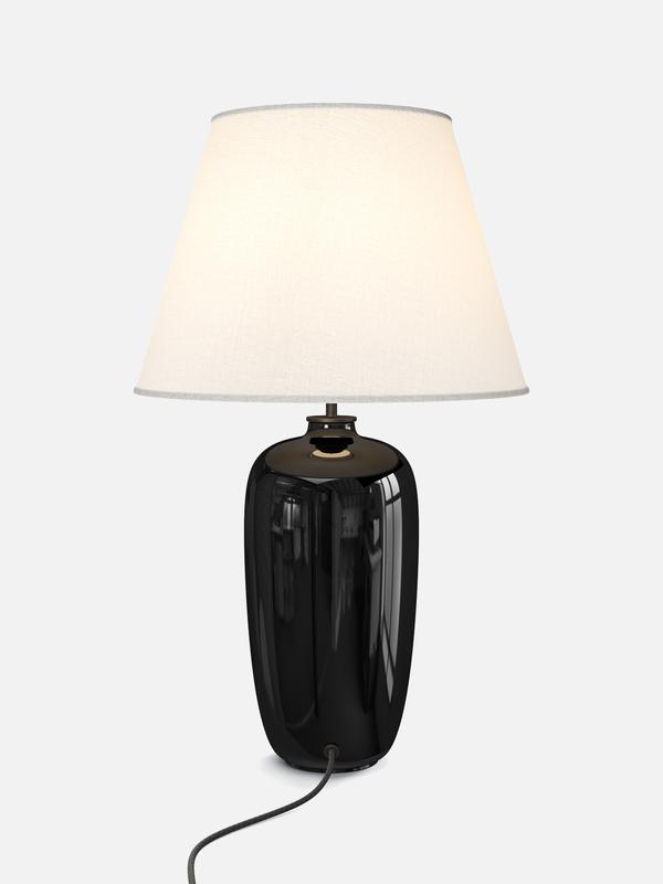 Torso Table Lamp, Black, 23 in
