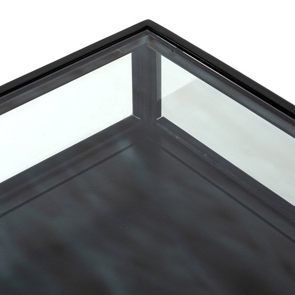 Shadow Box Modular Filing Credenza-Black