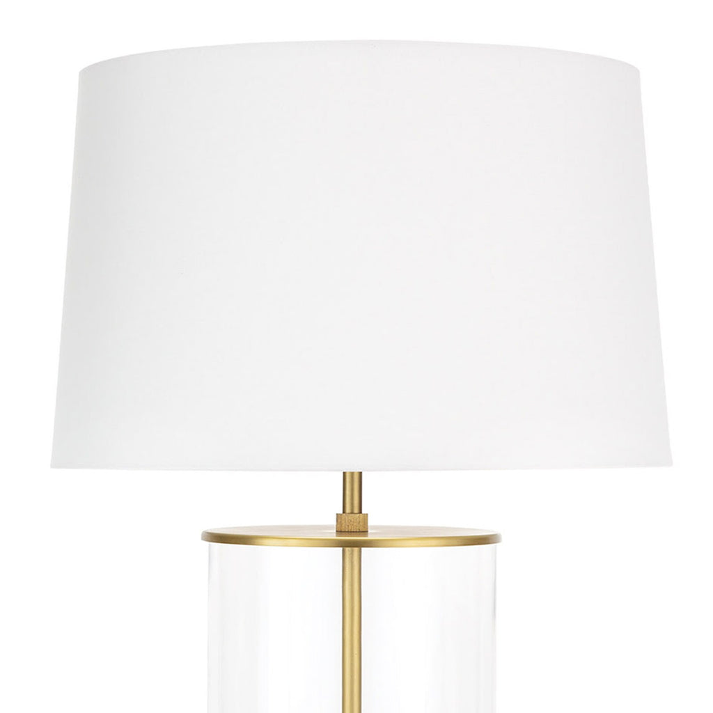 Magelian Glass Table Lamp - Natural Brass