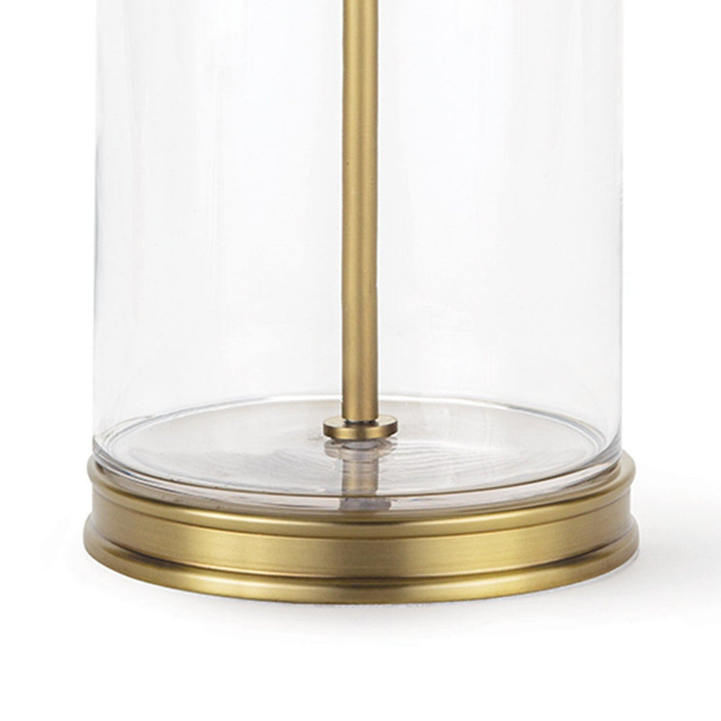 Magelian Glass Table Lamp - Natural Brass