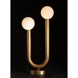 Happy Table Lamp - Natural Brass