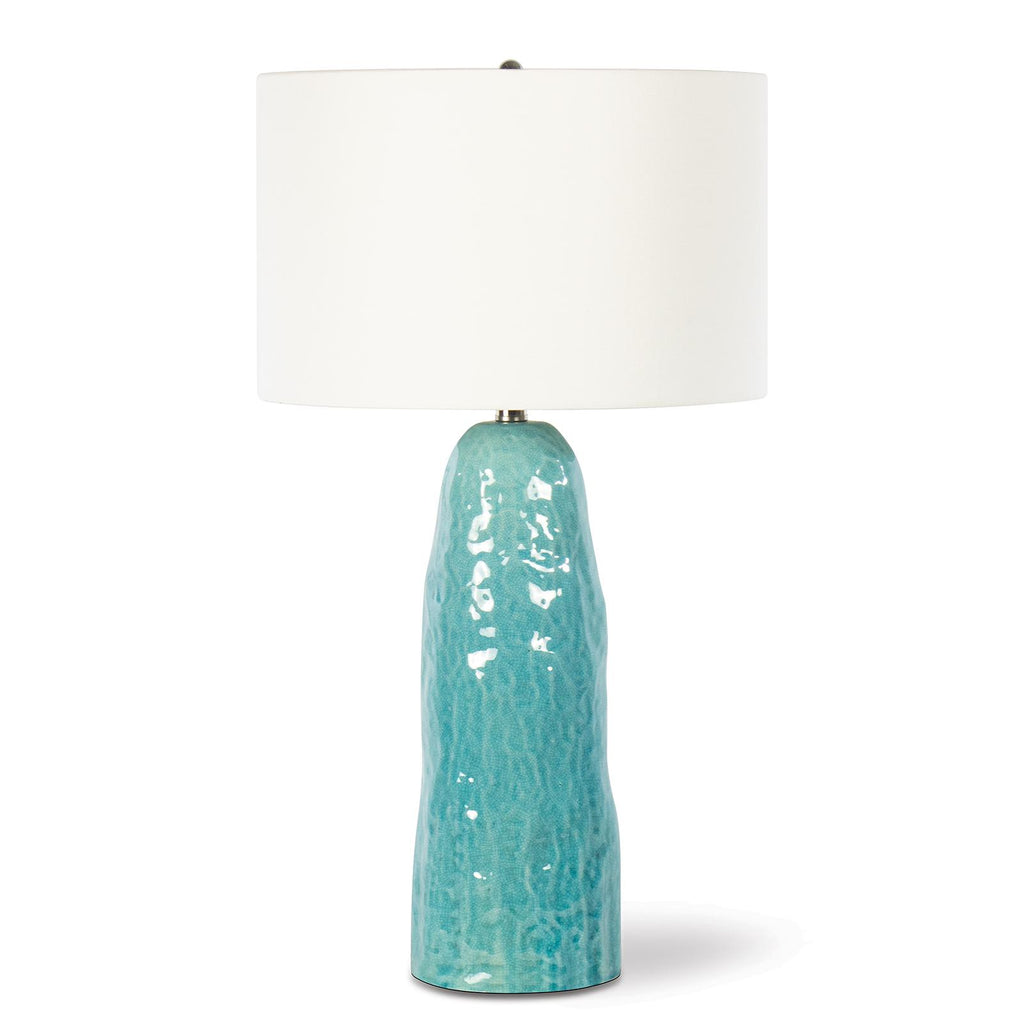 Coastal Living Getaway Ceramic Table Lamp (Turquoise)