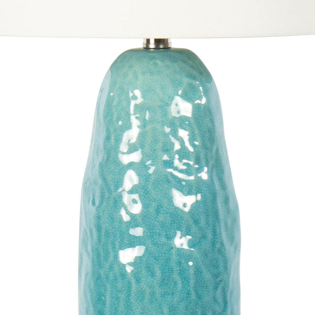 Coastal Living Getaway Ceramic Table Lamp (Turquoise)