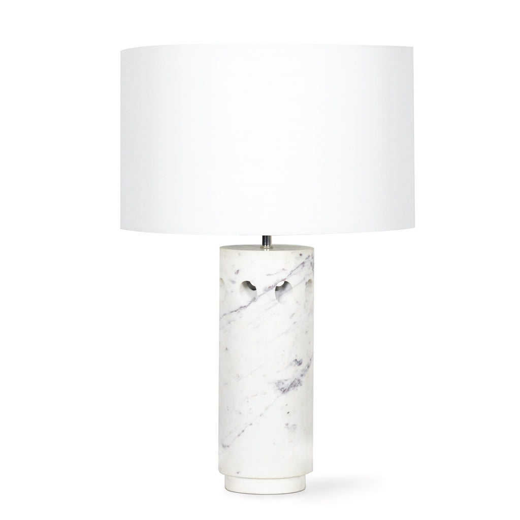 Odin Marble Table Lamp (White)