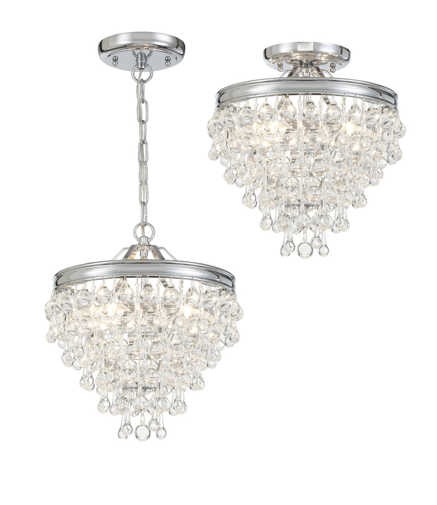 Calypso 3 Light Semi Flush