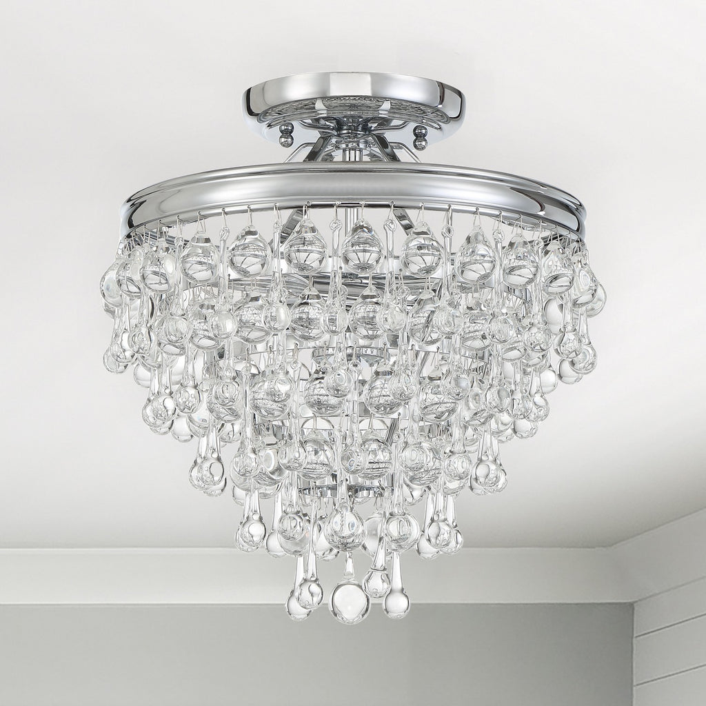 Calypso 3 Light Semi Flush