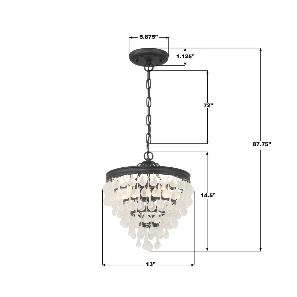 Calypso 3 Light Pendant