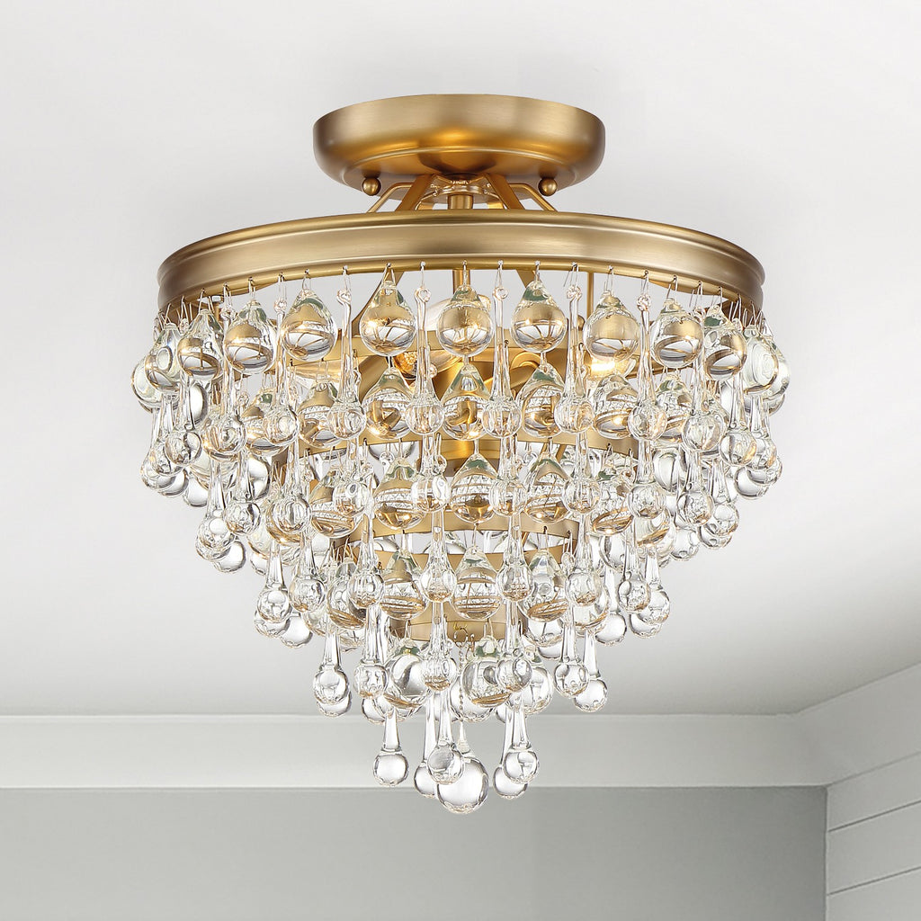 Calypso 3 Light Semi Flush