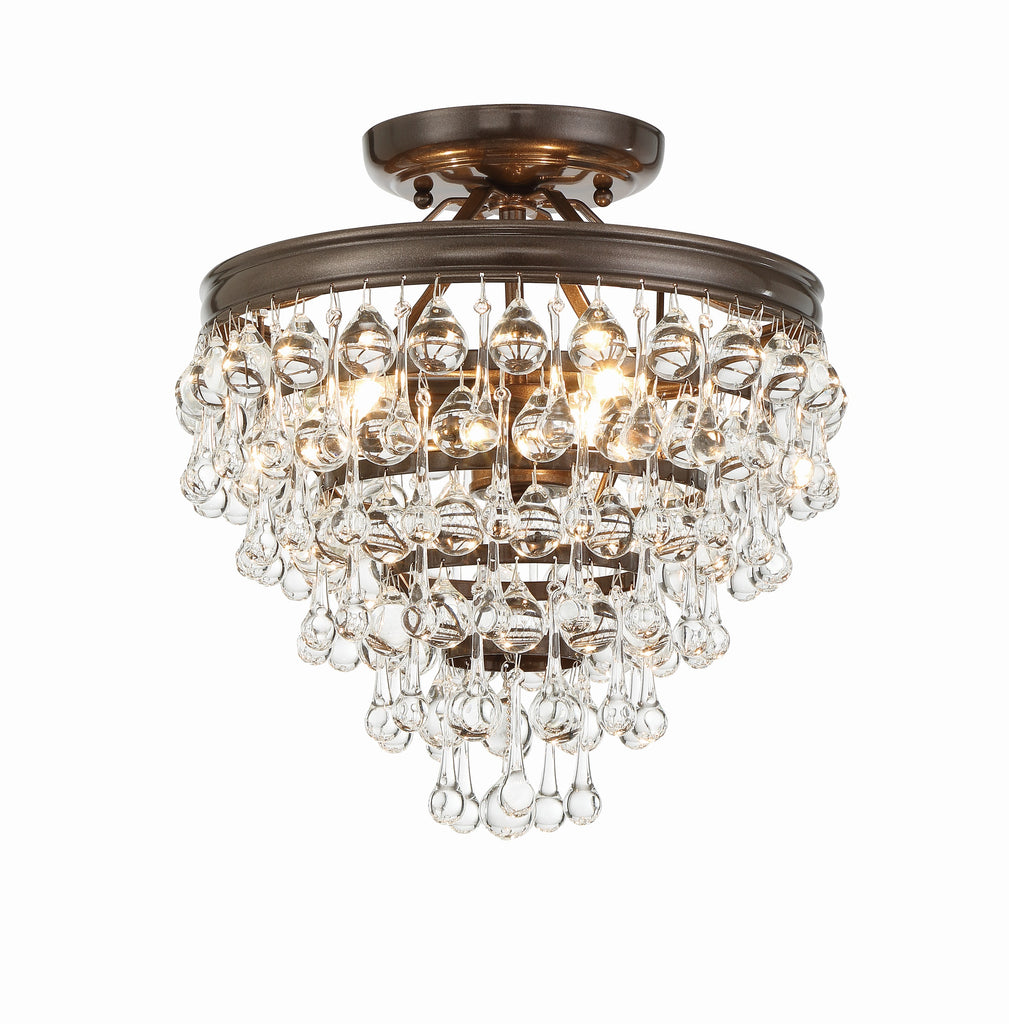 Calypso 3 Light Semi Flush