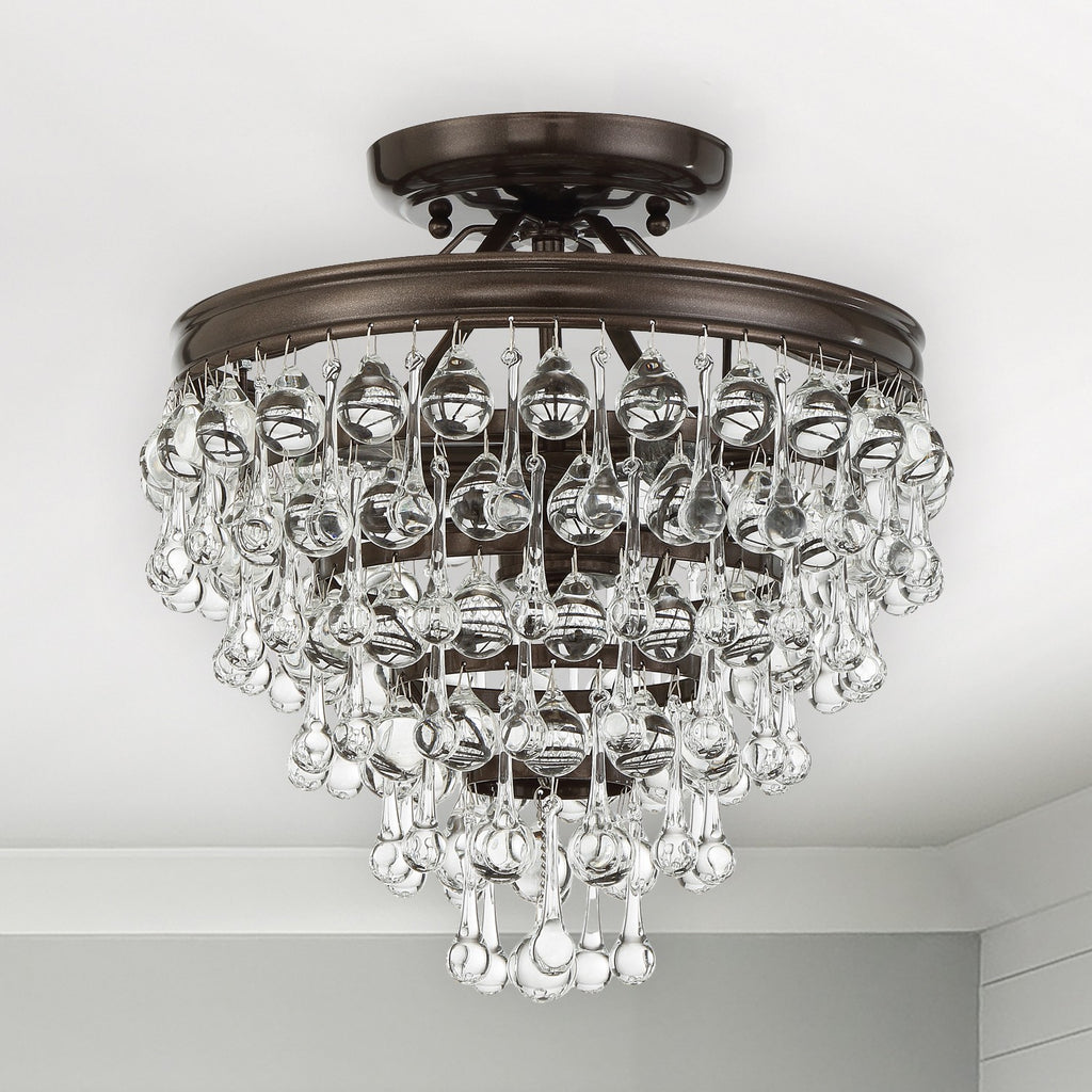 Calypso 3 Light Semi Flush