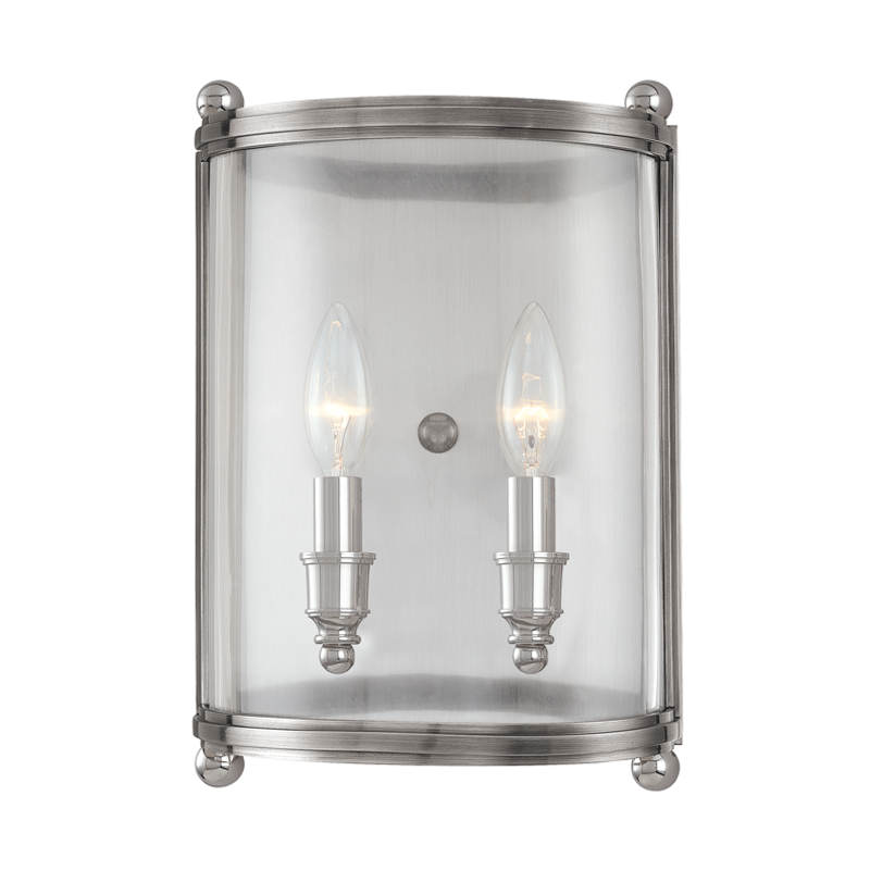 Mansfield Wall Sconce 9" - Polished Nickel