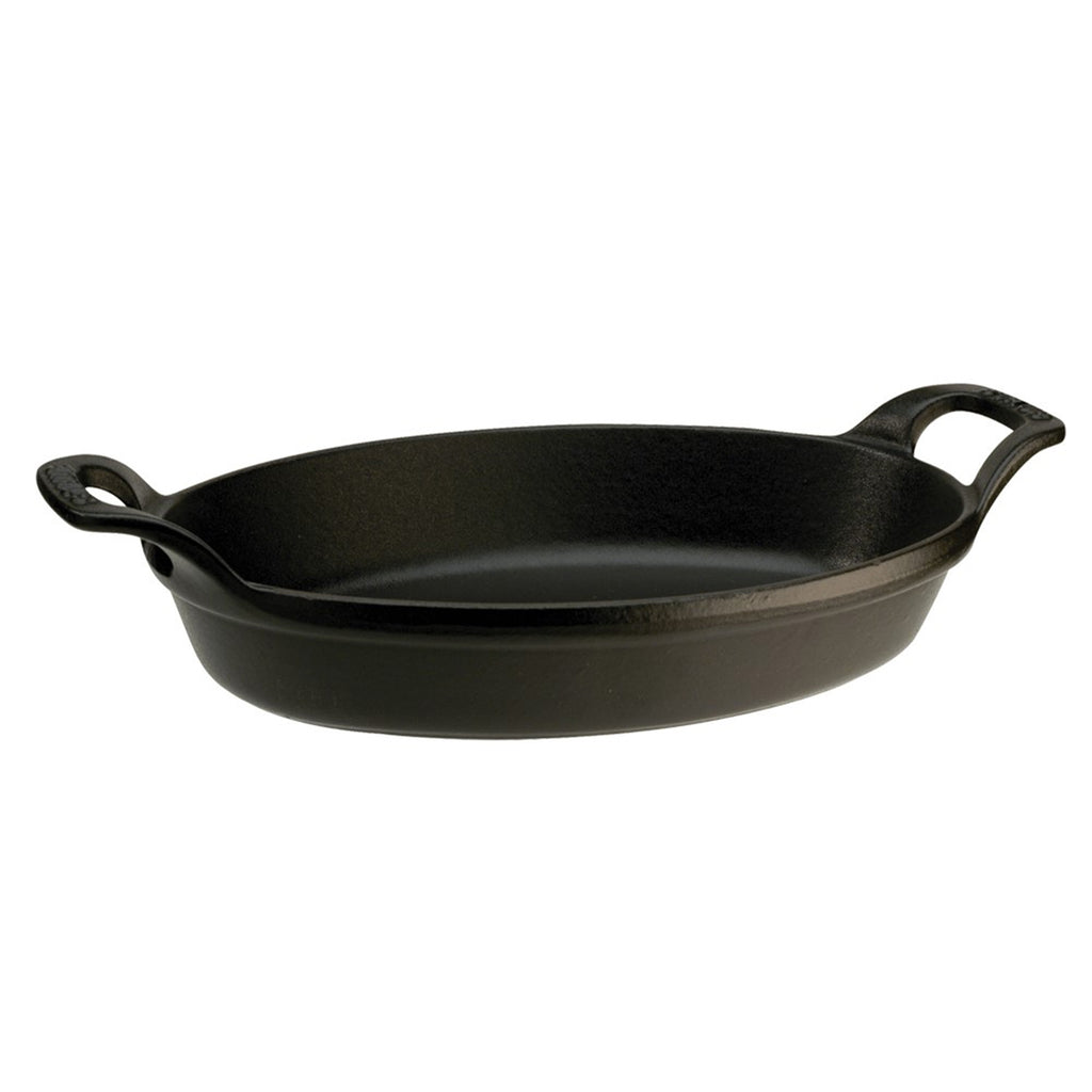 11" X 8" Oval Baking Dish - Black