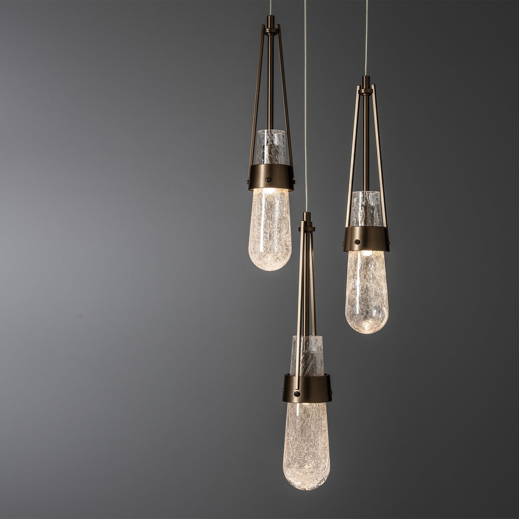 Link 5-Light Blown Glass Pendant