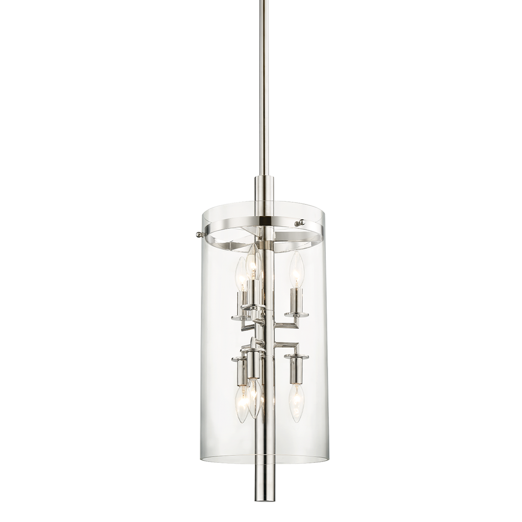 Baxter Pendant 25" - Polished Nickel