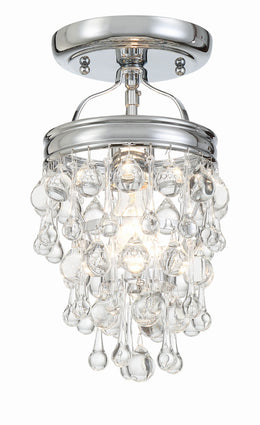 Calypso 1 Light Semi Flush