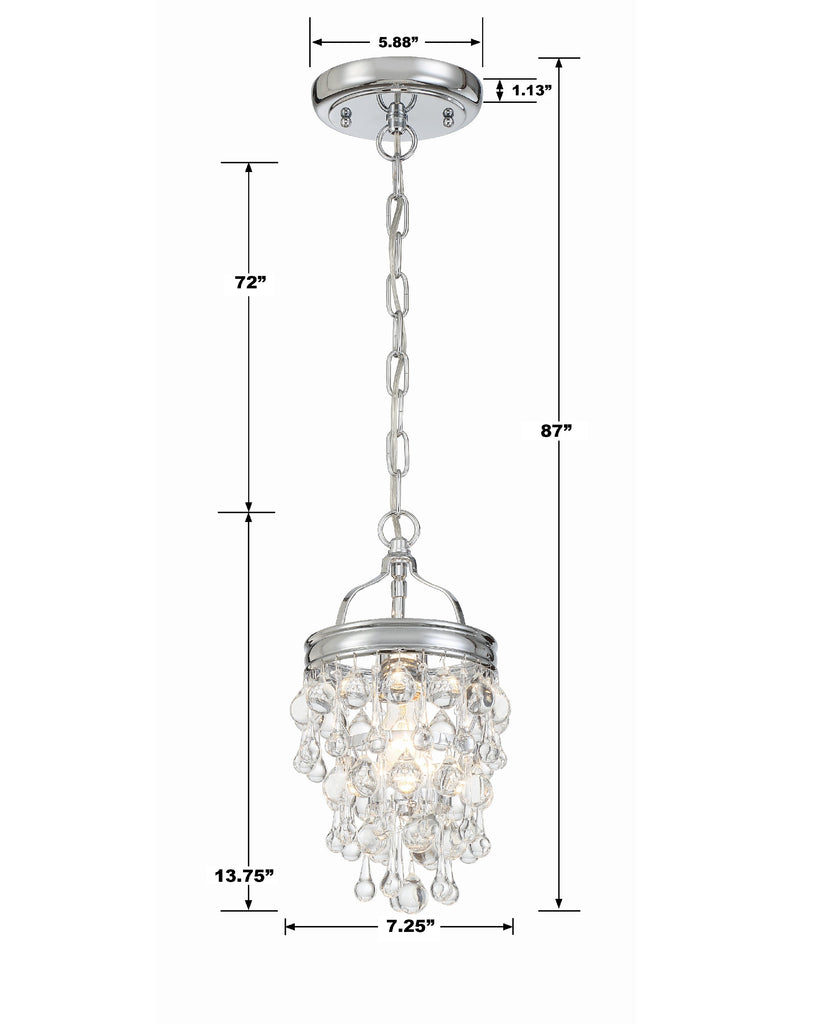 Calypso 1 Light Mini Pendant