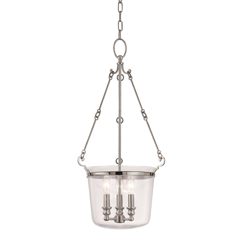 Quinton Pendant 28" - Polished Nickel