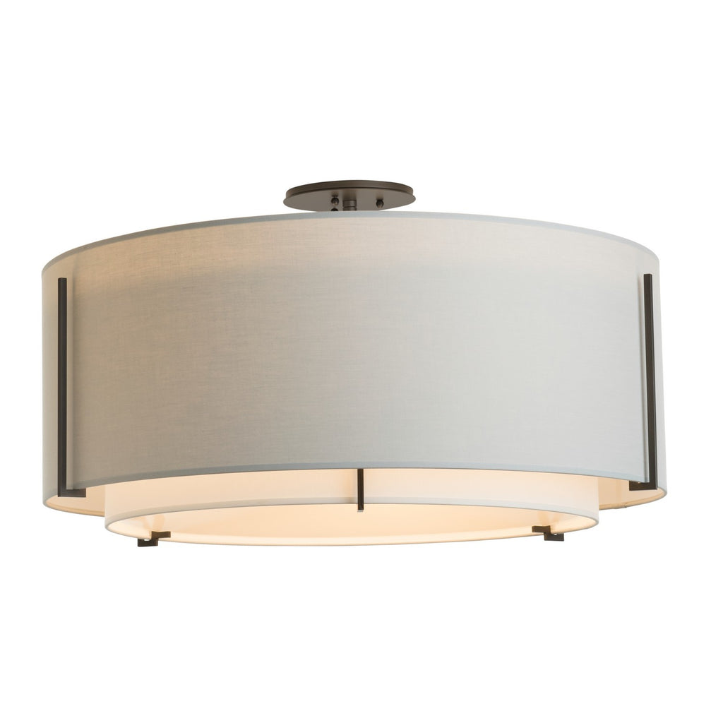 Exos Large Double Shade Semi-Flush