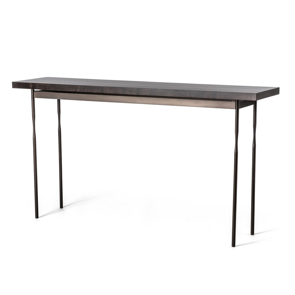 Senza Wood Top Console Table