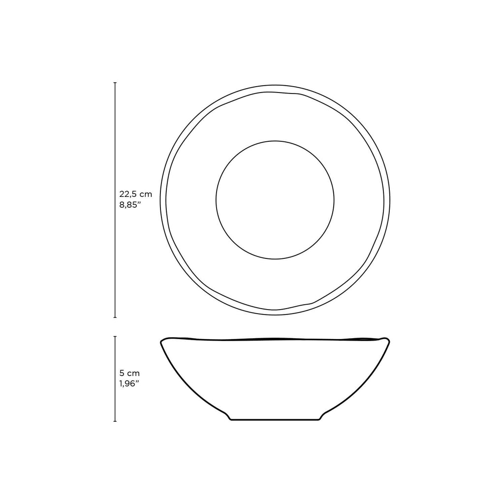 Titanium Salad Bowls, Set of 6