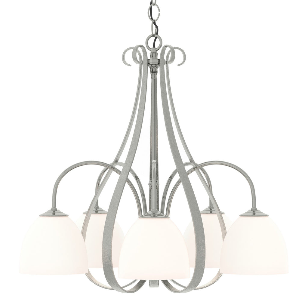 Sweeping Taper 5 Arm Chandelier