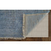 Caldwell Transitional Distressed Blue Ivory Area Rug (7'6" x 9'6")