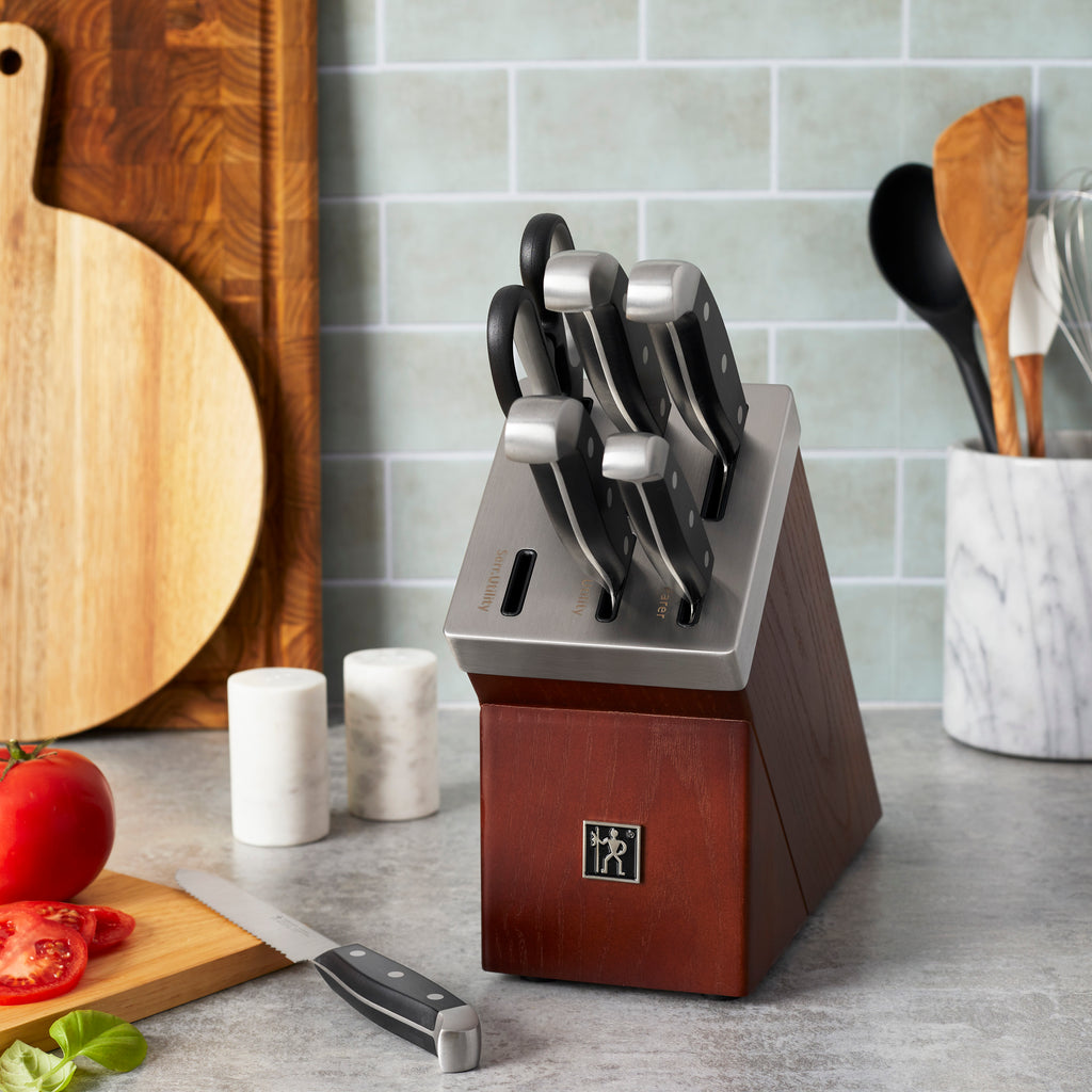 7-Piece Self-Sharpening Knife Block Set Statement