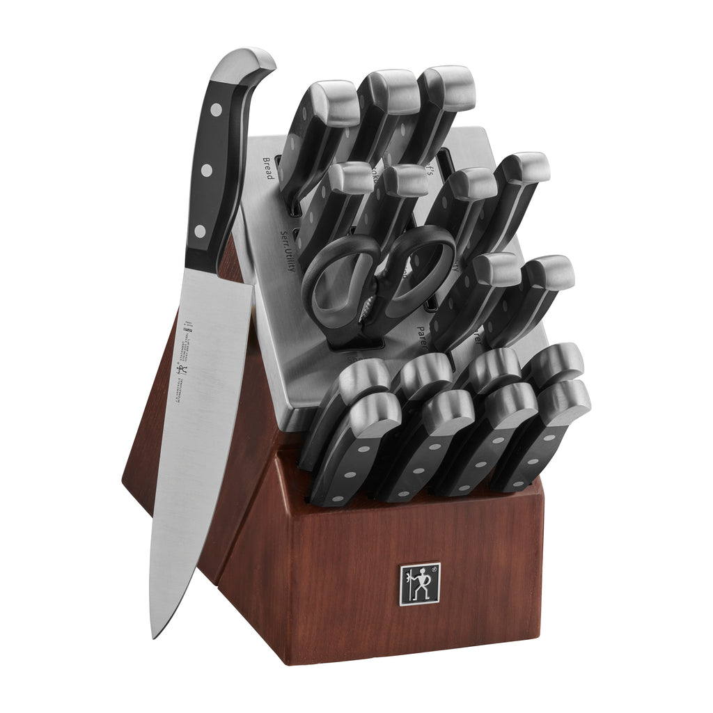 20-Piece Self-Sharpening Knife Block Set Statement