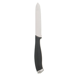 5" Serrated Utility Knife Silvercap