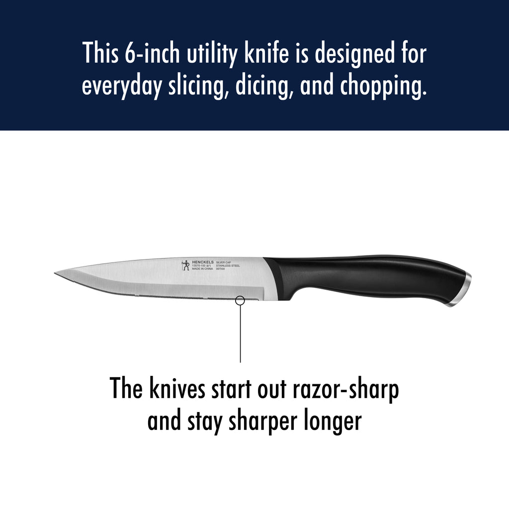 6" Utility Knife Silvercap