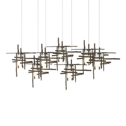 Tura 7-Light Frosted Glass Pendant