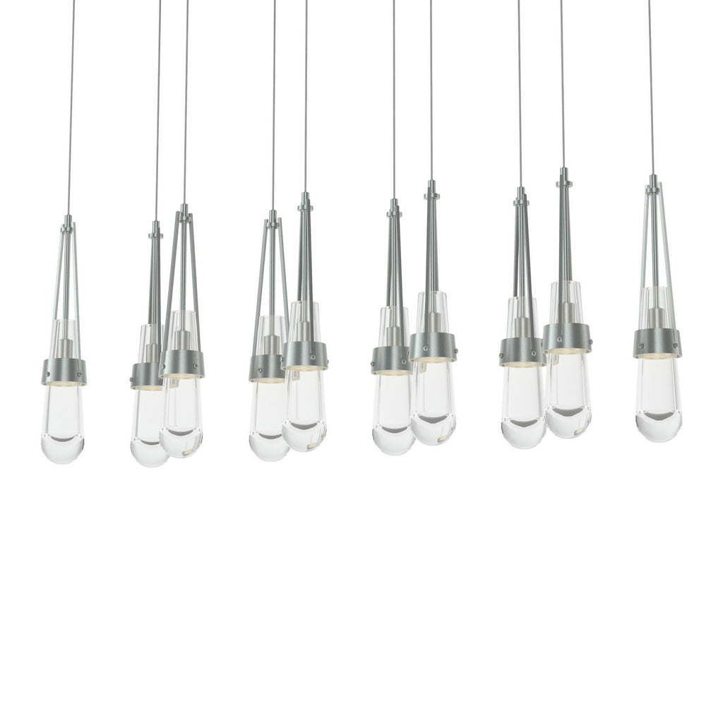 Link 10-Light Clear Glass Pendant