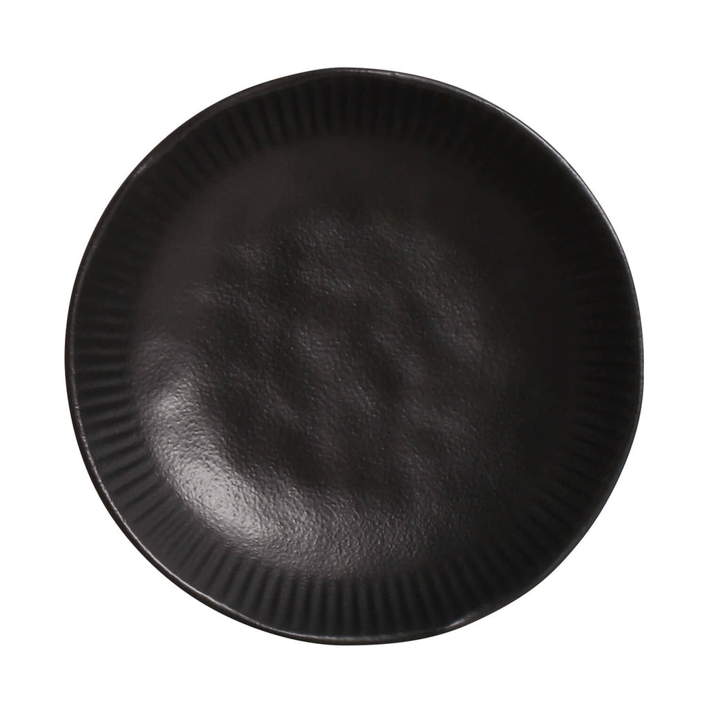 Matte Black Linhas Salad Bowls, Set of 6