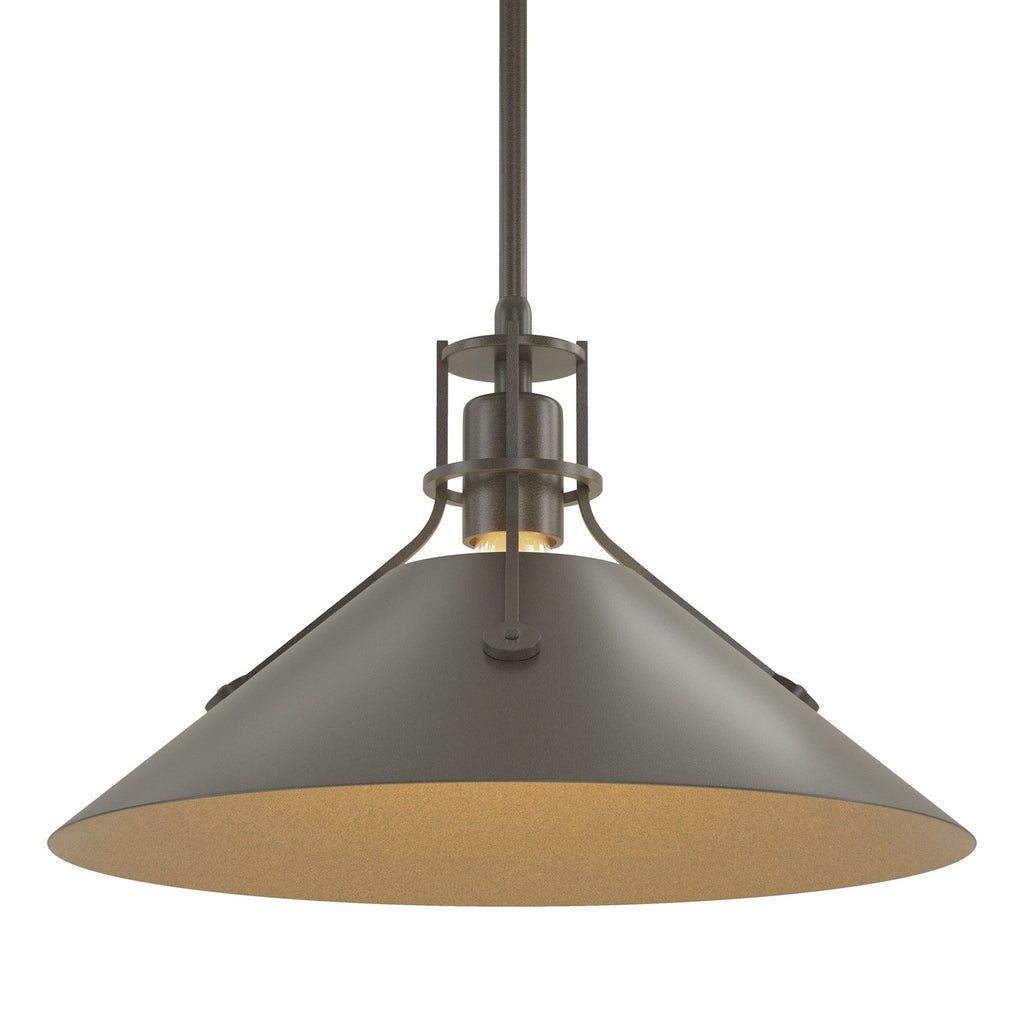 Henry Medium Steel Shade Pendant