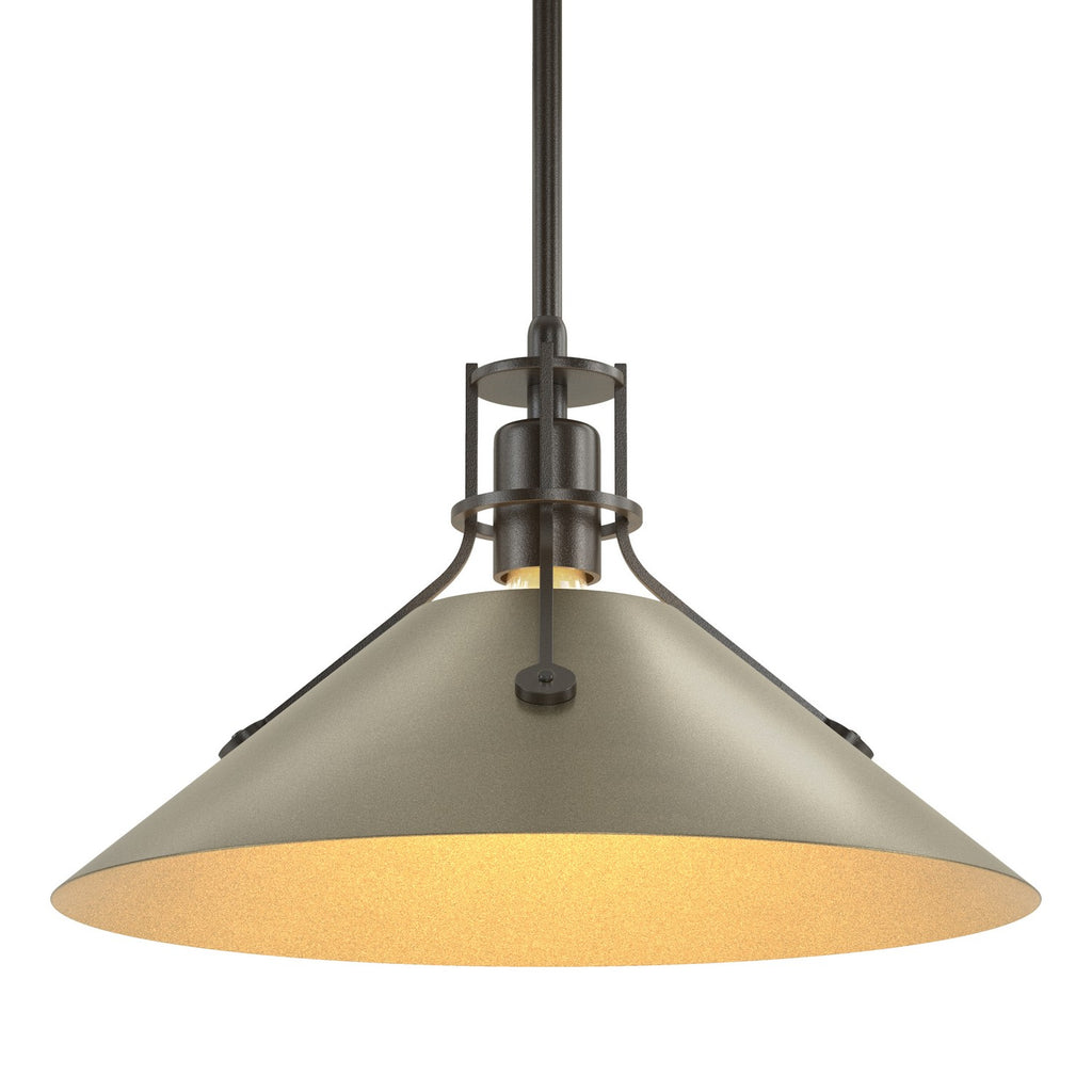 Henry Medium Steel Shade Pendant