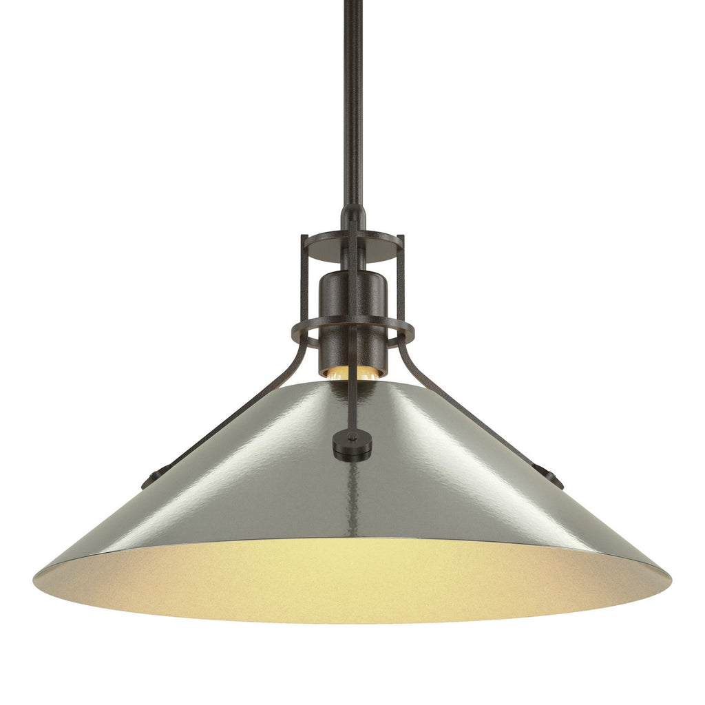 Henry Medium Steel Shade Pendant